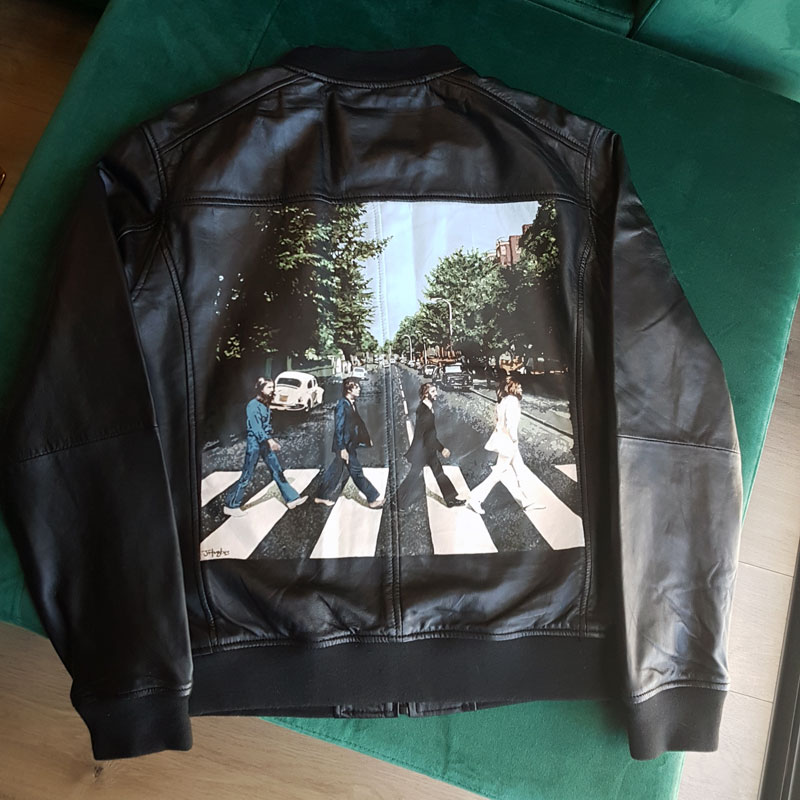 Abbey road Beatles leather jacket